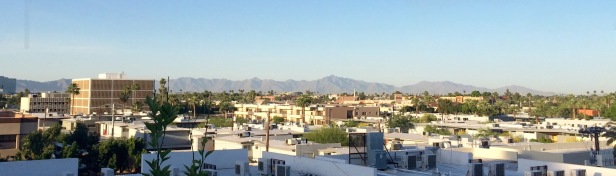 A panorama view of Phoenix