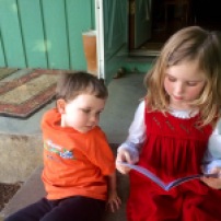 Amelia forgets she's reading to Bax and not herself.